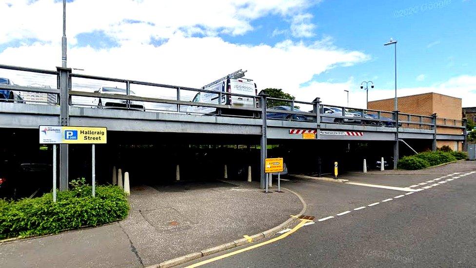 Hallcraig Street car park