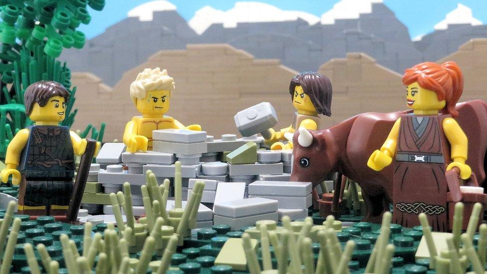 Lego scene