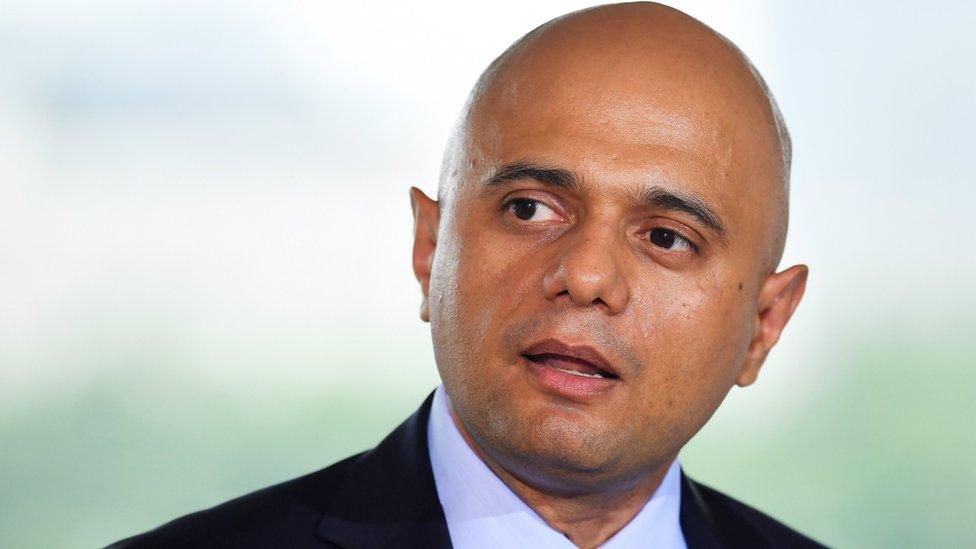 Home Secretary Sajid Javid