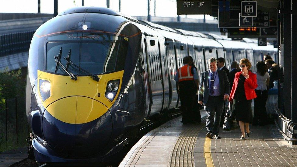 first Hitachi Class 395 Javelin high speed train