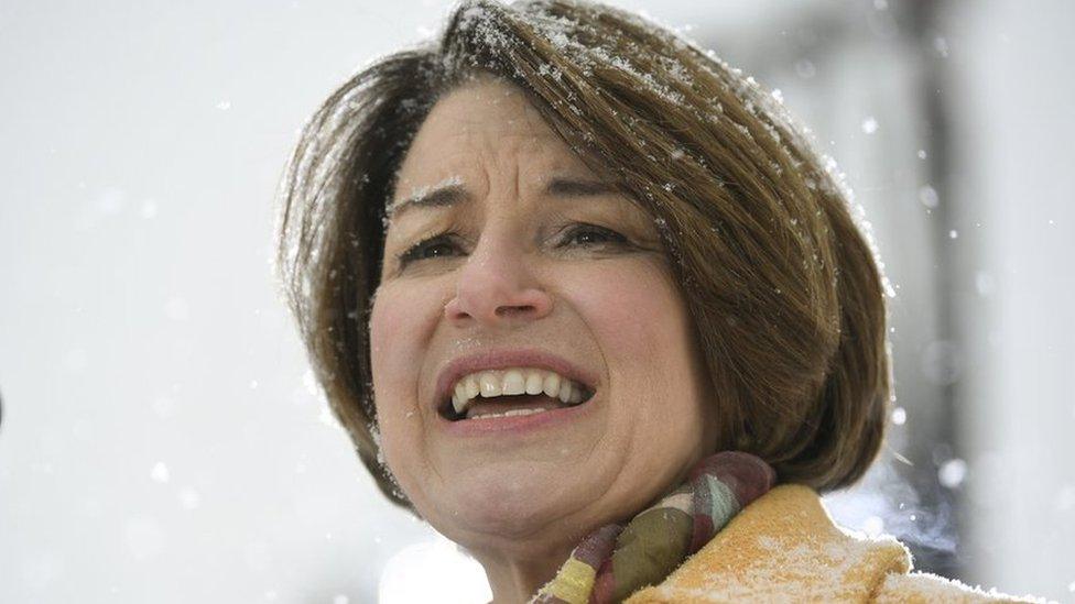 Democratic Senator of Minnesota Amy Klobuchar announces that she is running for President of the United States in Minneapolis, Minnesota