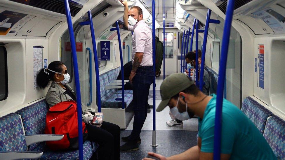 People on the tube