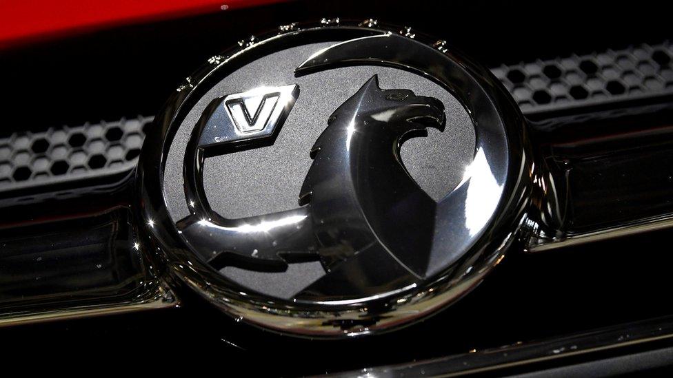 A Vauxhall logo