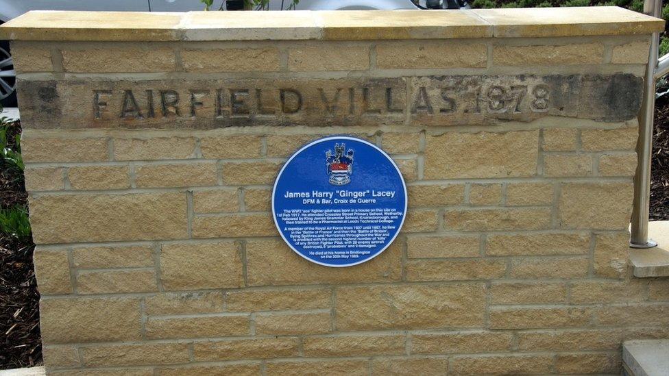 Blue plaque