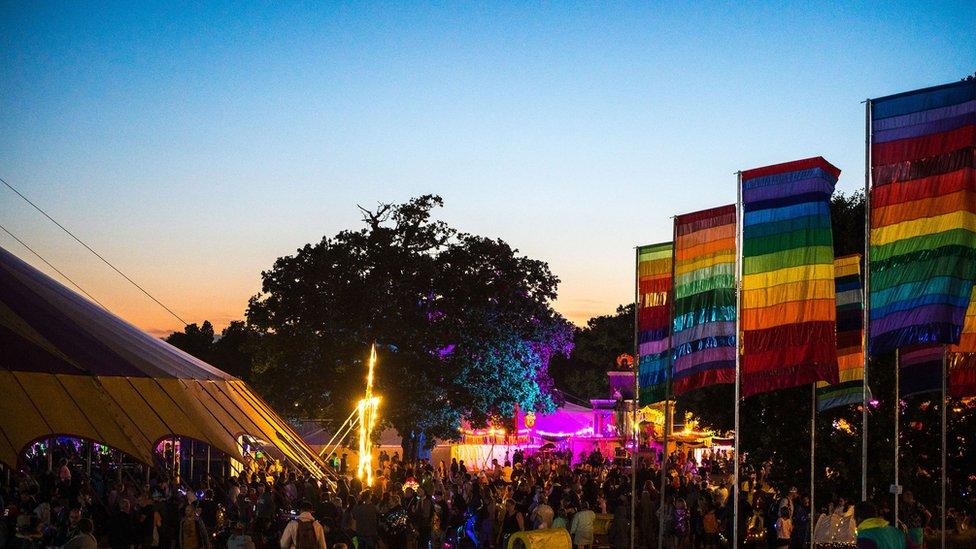 General view of Camp Bestival