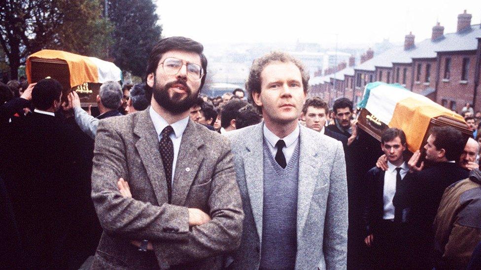 Gerry Adams and Martin McGuinness