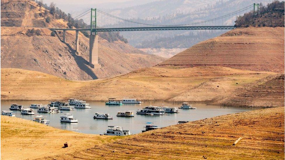 Rivers and reservoirs have shrunk dramatically in the past 20 years