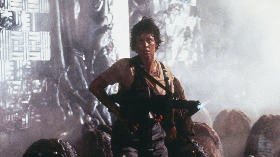 Sigourney Weaver in Aliens