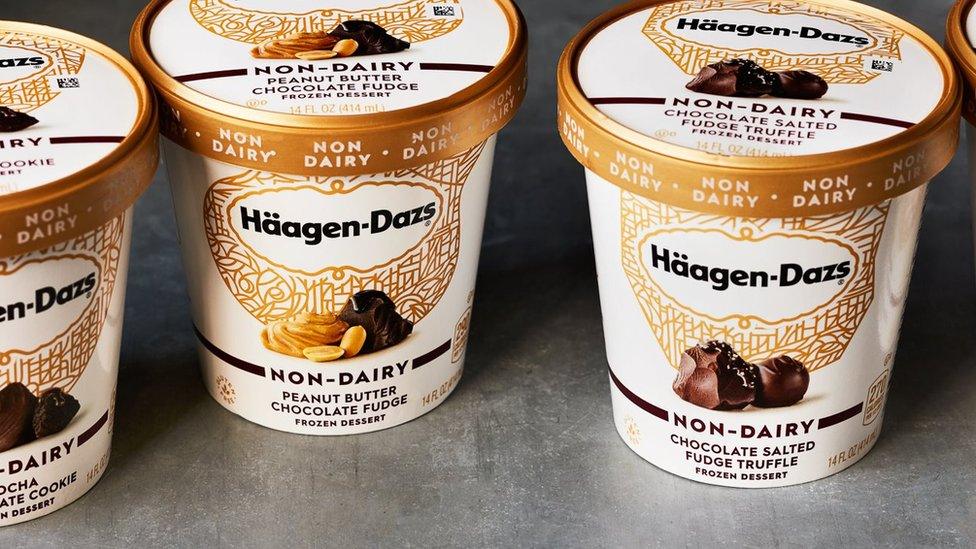 Haagen Dazs dairy free varieties