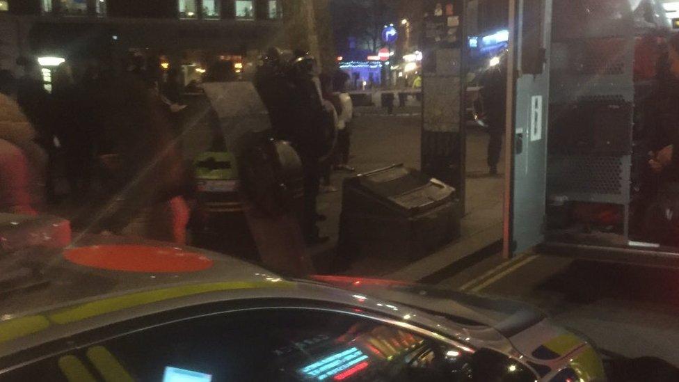 Man Arrested Over London Restaurant Hostage Stand Off Bbc News