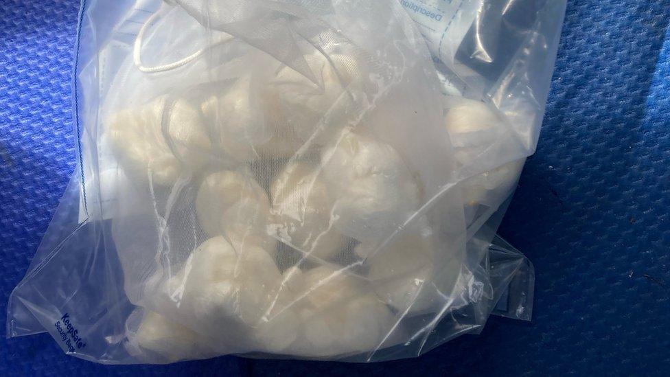 Suspected drugs seized by police