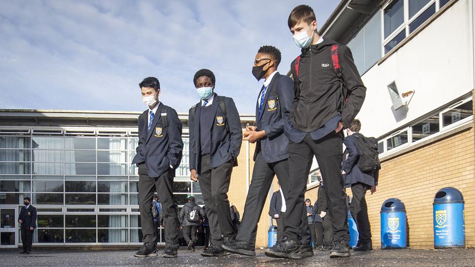 File photo of students at a school in Glasgow