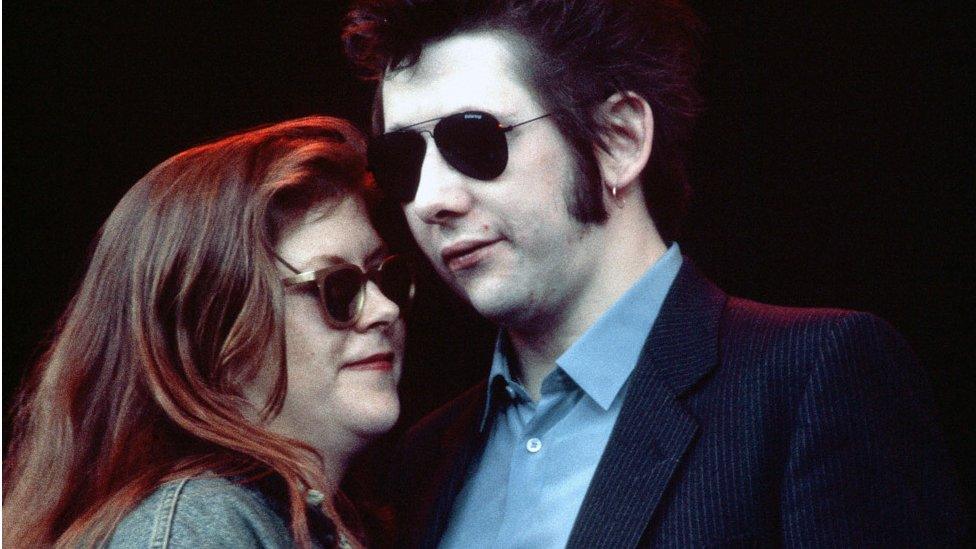 Shane MacGowan and Kirsty MacColl