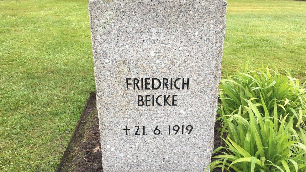 Friedrich Beicke's grave