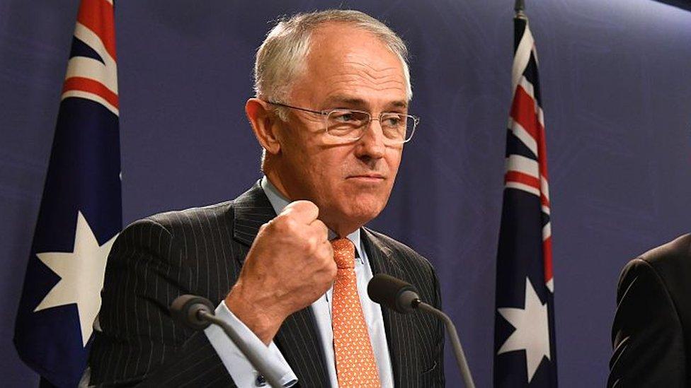 Malcolm Turnbull at a press conference in Sydney on Tuesday