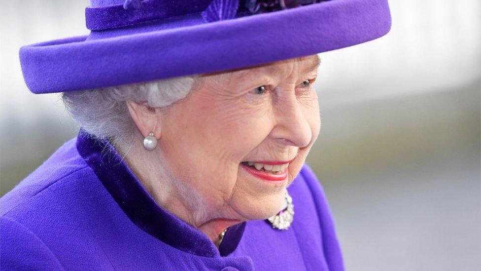 Queen Elizabeth arrives for the Commonwealth Service at Westminster Abbey marking Commonwealth Day