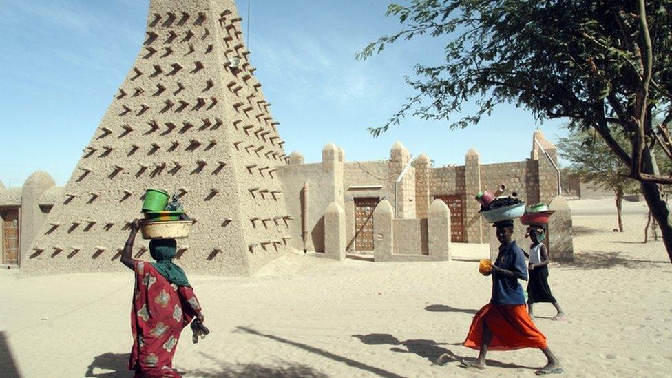 The Djingareyber Mosque in Timbuktu