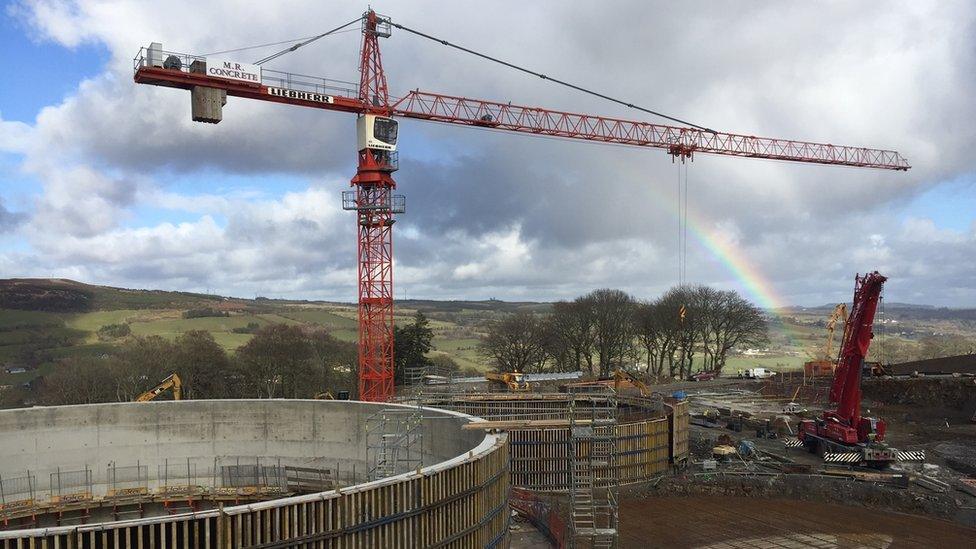 The anaerobic digester is being built near Ballybofey in County Donegal