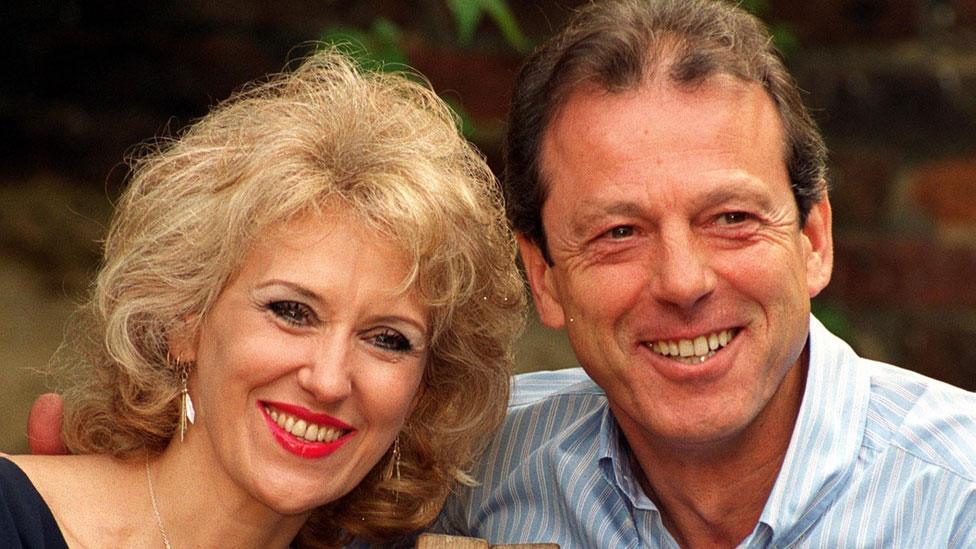 Anita Dobson and Leslie Grantham