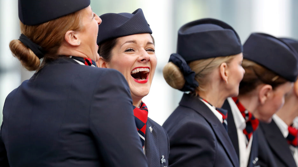 British Airways crew