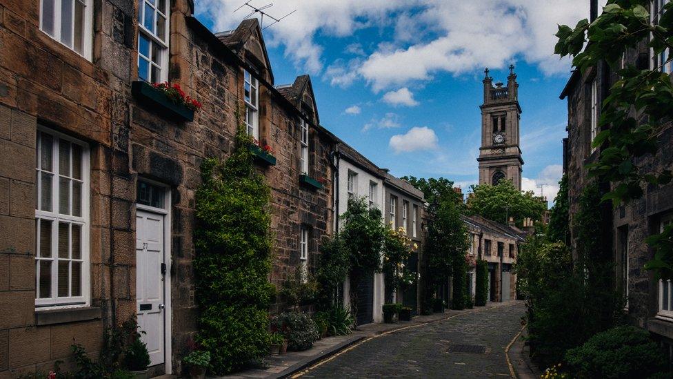 Circus Lane in Stockbridge