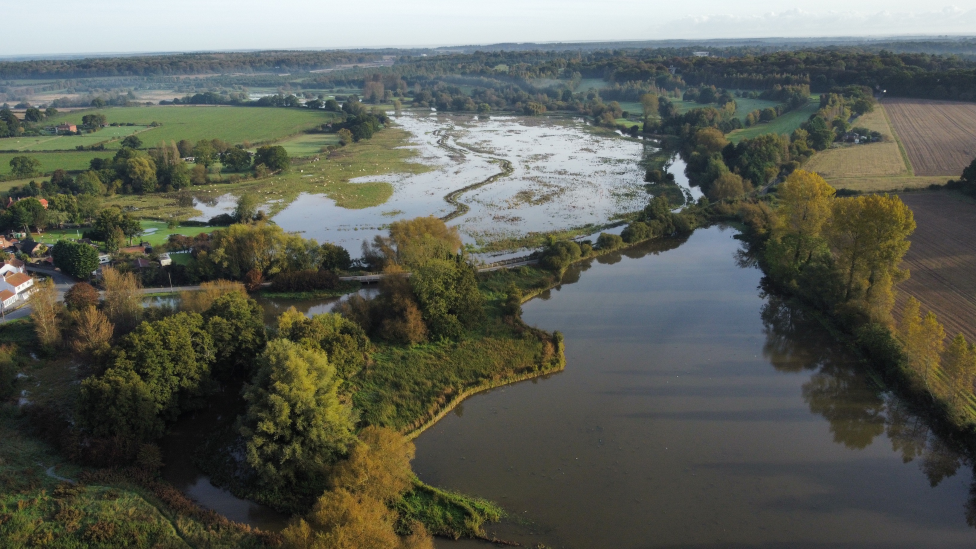 Wensum valley in Norfolk