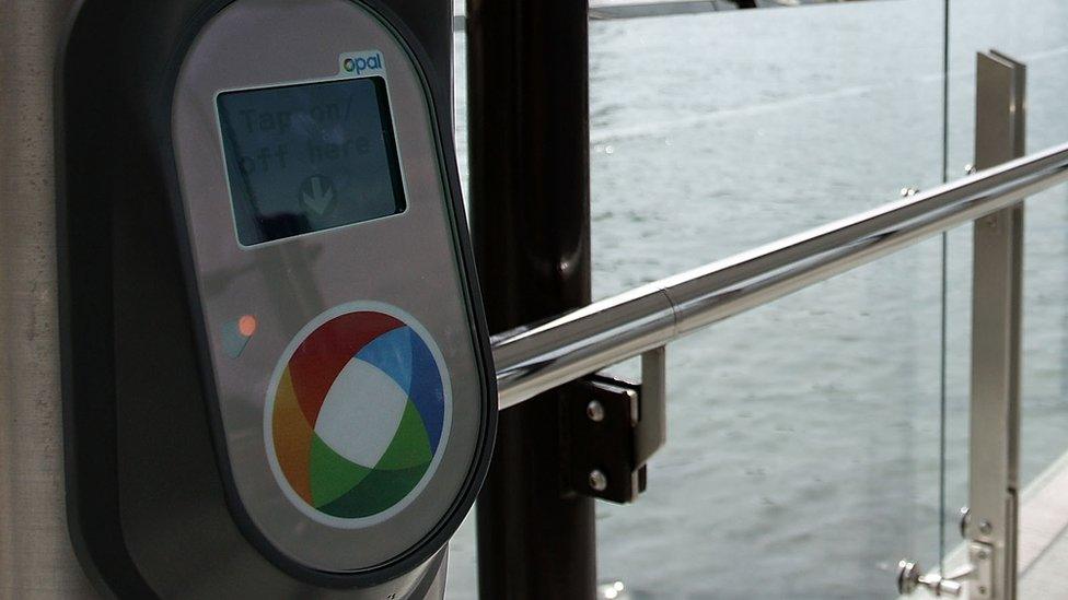 An Opal card reader