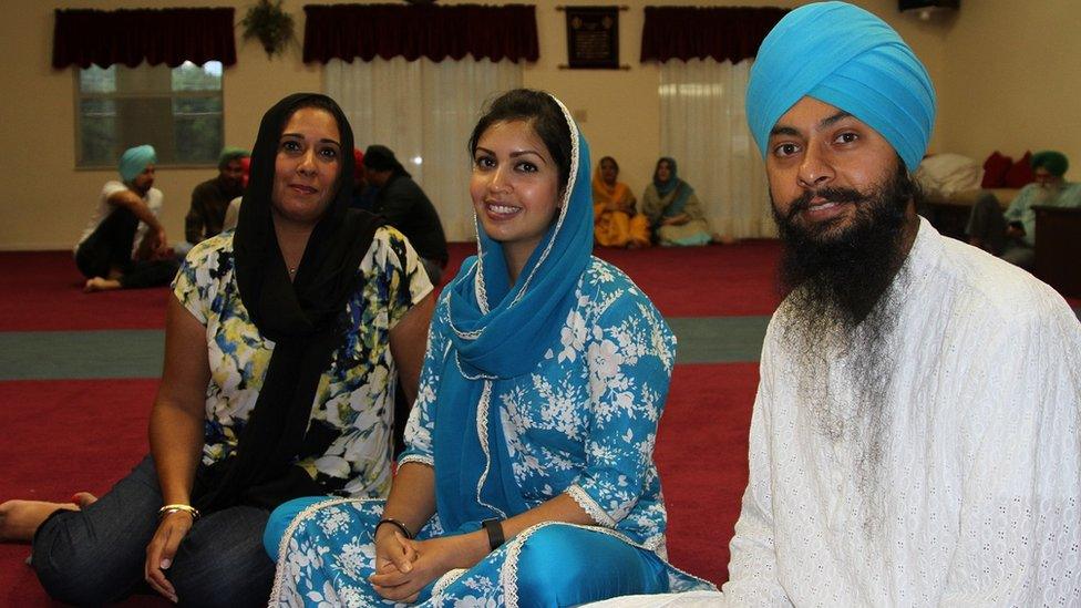 Sikhs in the Tanpa gurdwara