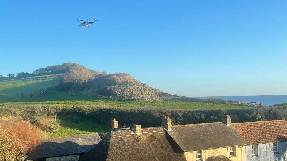 Osmington path rescue