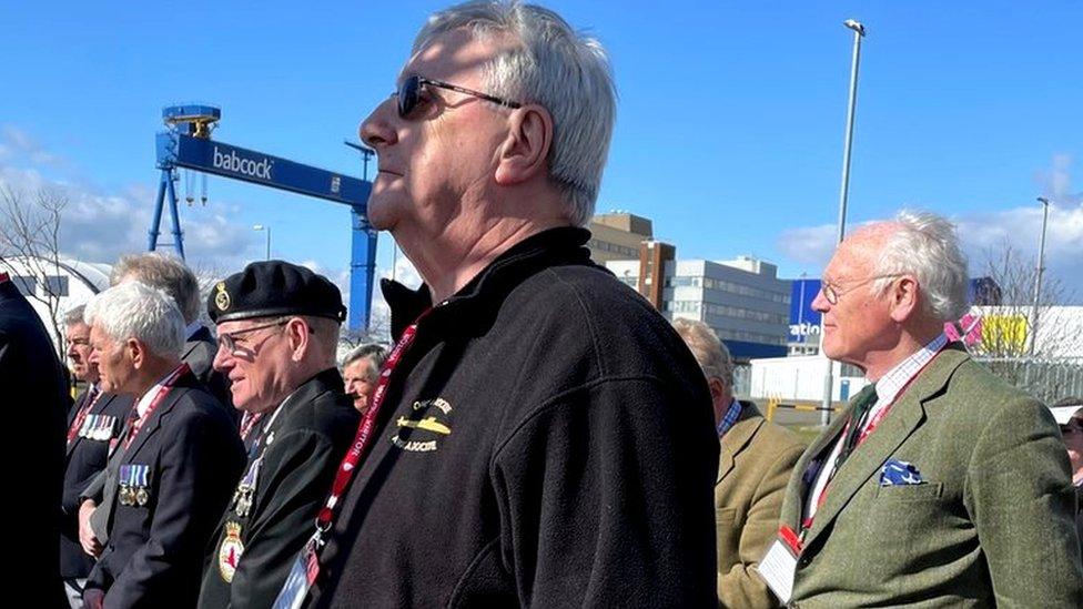 Veterans and dockyard workers