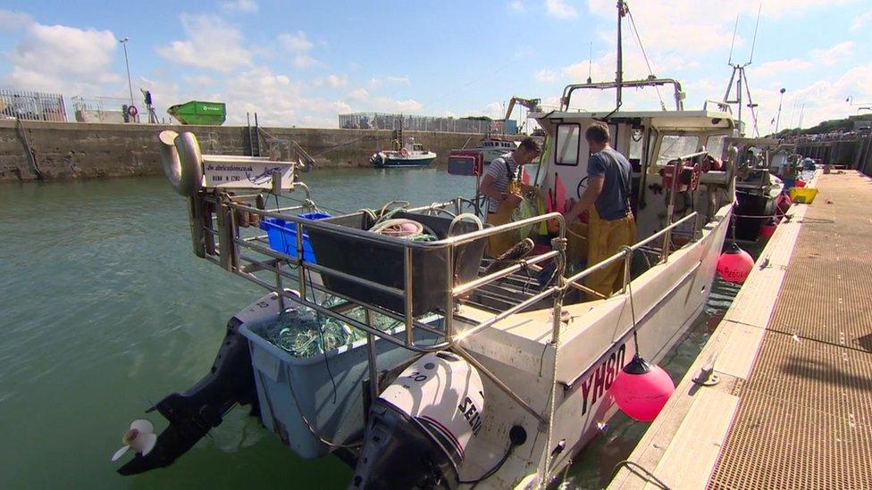 Johnny Murt on his crab boat