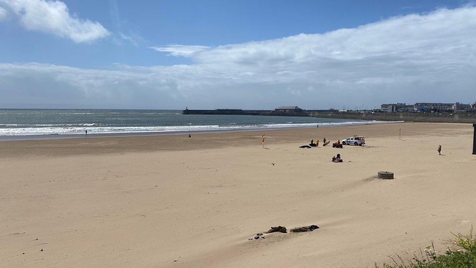 Porthcawl beach front