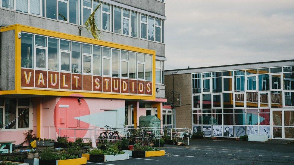 Vault Studios located at the former Belfast Met college in east Belfast