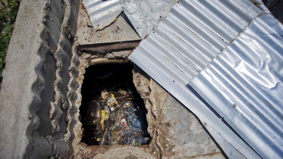 Michal Komape died in this pit latrine at Mahlodumela Lower Primary School