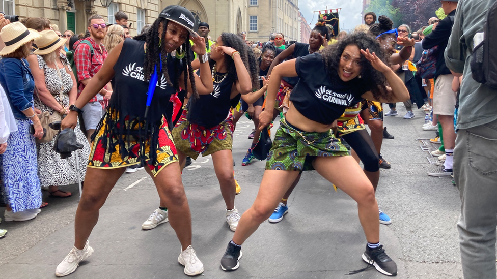 Carnival dancers