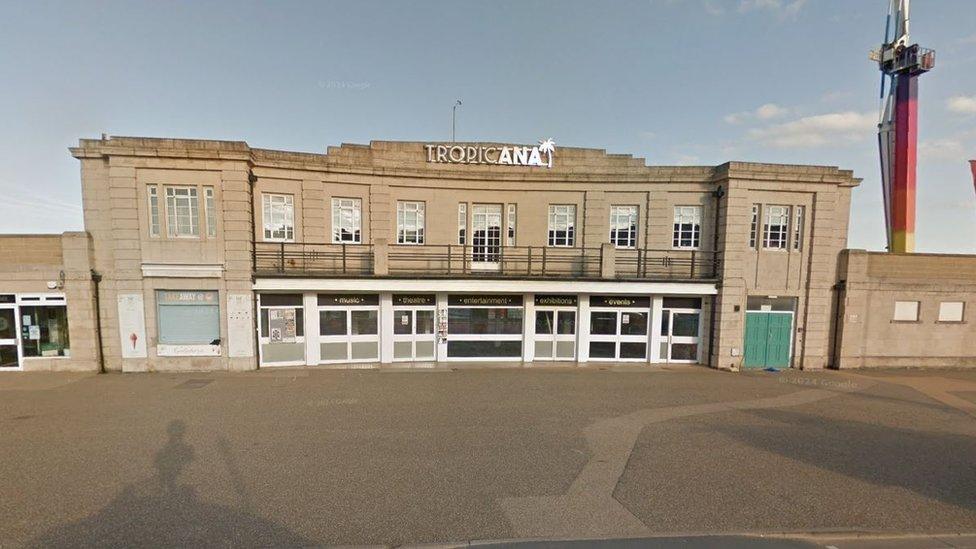 Google streetview image of building on seafront