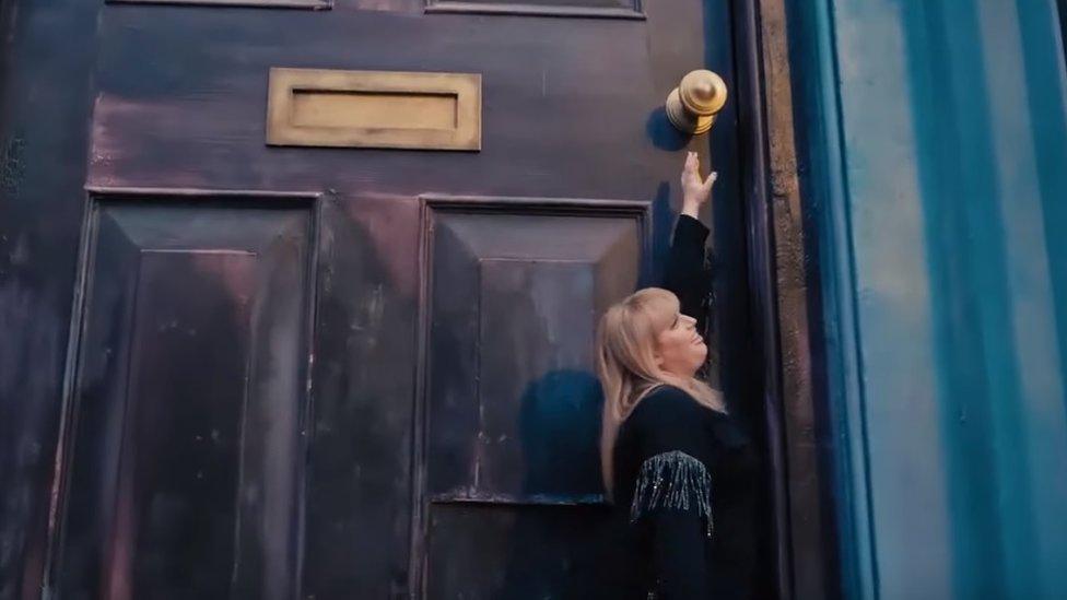 Rebel Wilson and the giant door