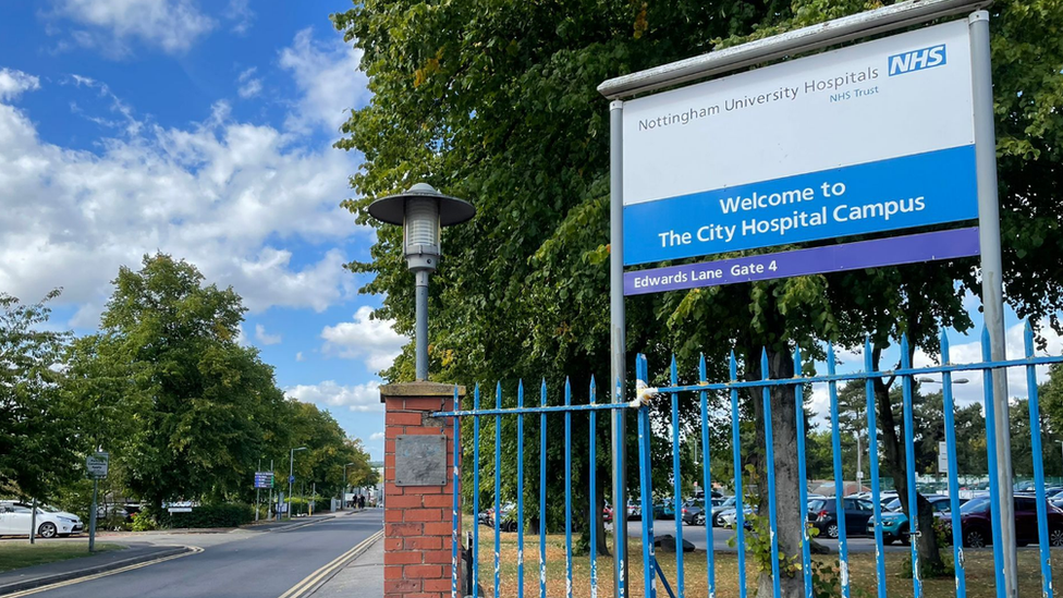 City Hospital entrance