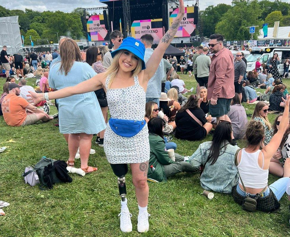 Chantelle Cox at Radio 1's Big Weekend