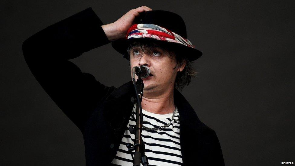 Pete Doherty of the Libertines