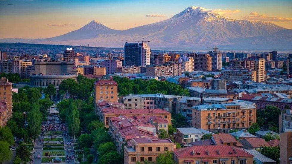 A view of Armenia's capital Yerevan