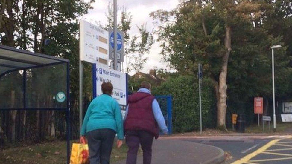 Bus lane in Cosham