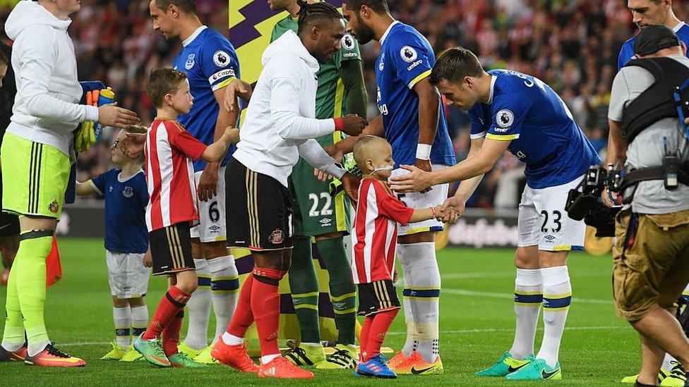 Bradley with players