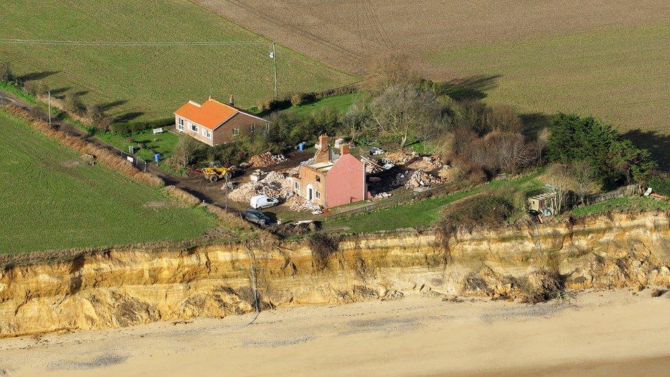 The house being demolished start of Feb