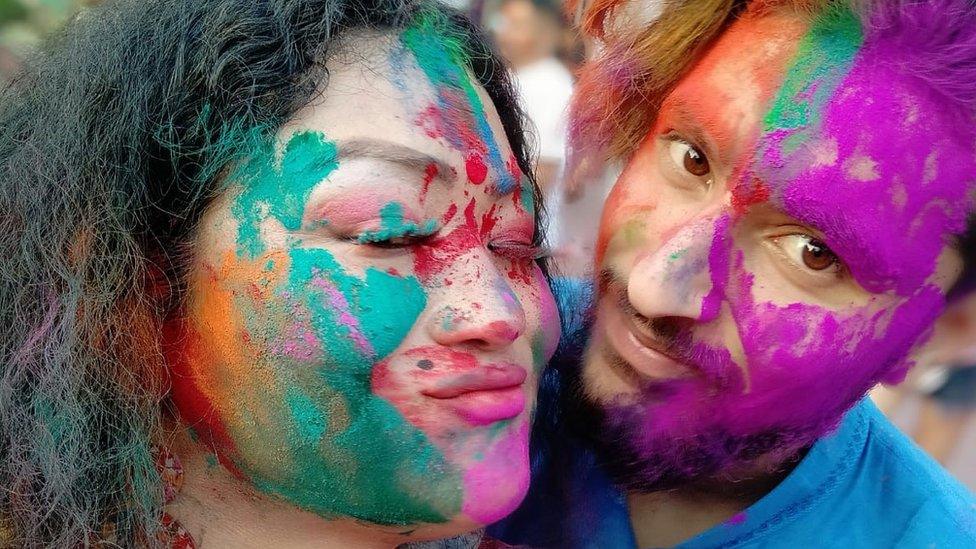 Maya Gurung (L) and Surendra Pandey (R)