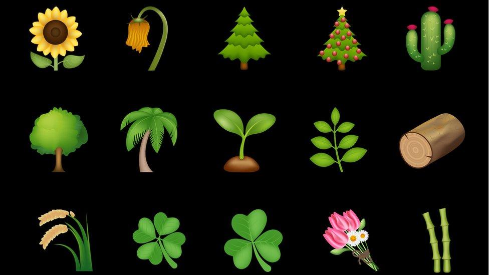 Plant emojis