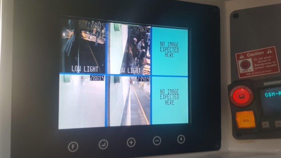 CCTV screens