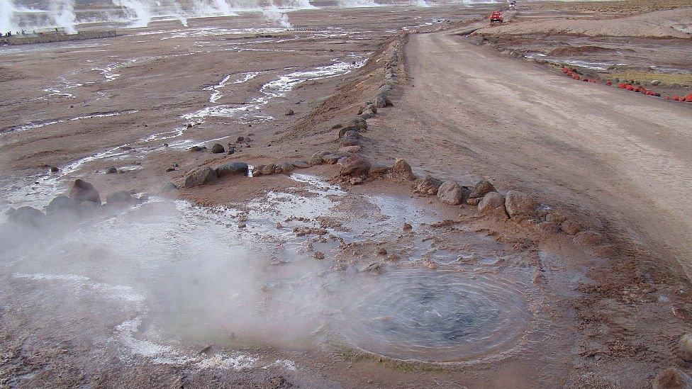 El Tatio geyser field in Chile
