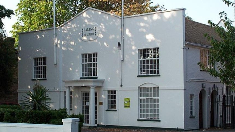 Front of older Ealing Studios