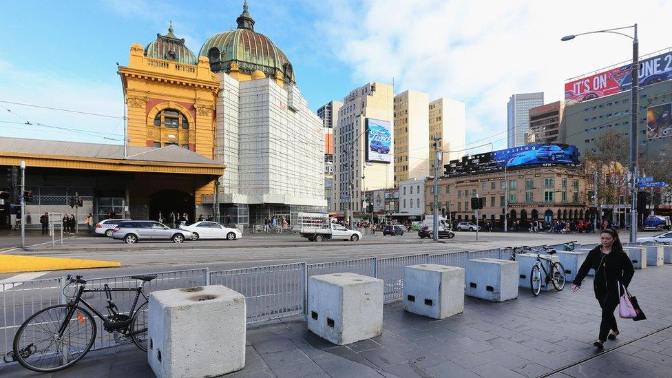 Flinders Street and Swanston Street (File image)